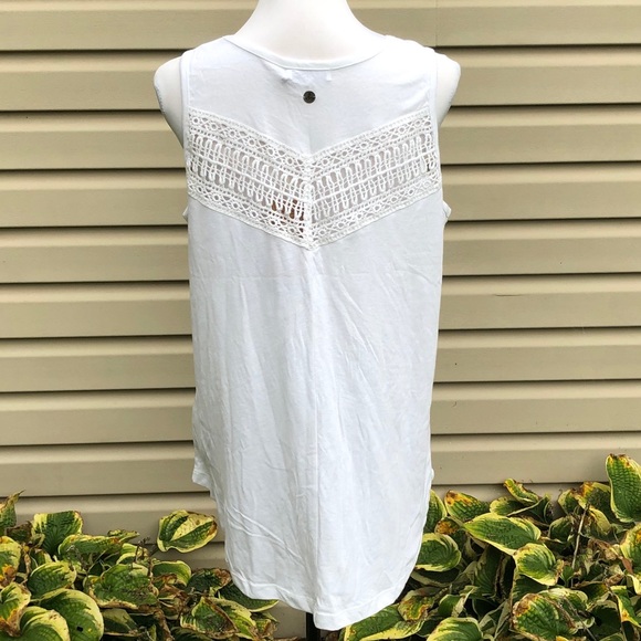 NWT Prana White Petra Organic Cotton Swing Tank - Picture 9 of 11